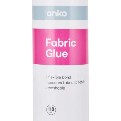 Fabric Glue, 118ml - Anko