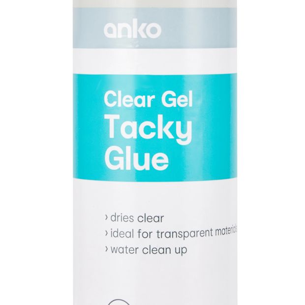 Clear Gel Tacky Glue 118ml - Anko