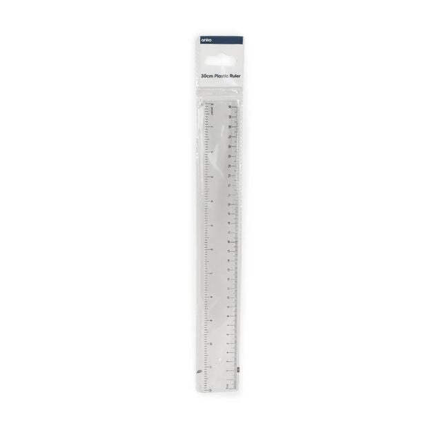 30cm Plastic Ruler