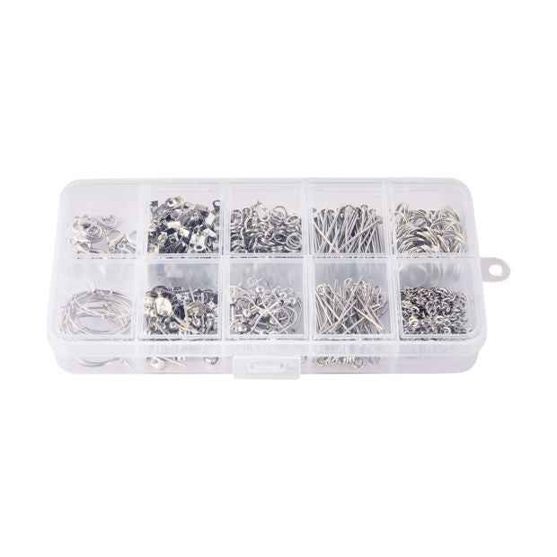 Jewellery Making Set, Silver Look - Anko