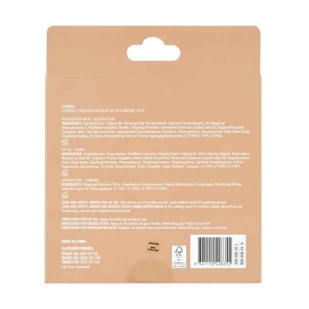 3 Piece Mini Glow Kit, Golden Hour, Honey and Caramel - OXX Cosmetics