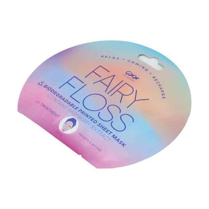 Fairy Floss Printed Sheet Mask 20ml, Raspberry Extract - OXX Skincare