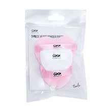 3 Piece Heart Powder Puffs - OXX Cosmetics
