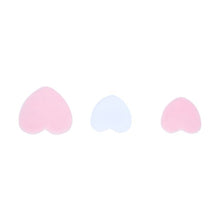 3 Piece Heart Powder Puffs - OXX Cosmetics