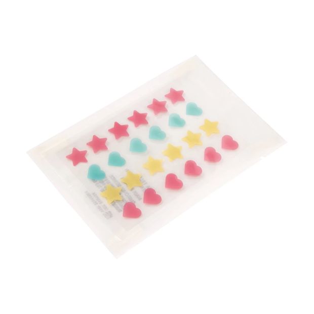 24 Piece Heart and Stars Blemish Patches, Tea Tree - OXX Skincare