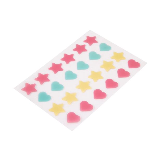 24 Piece Heart and Stars Blemish Patches, Tea Tree - OXX Skincare