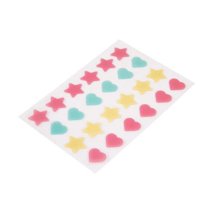 24 Piece Heart and Stars Blemish Patches, Tea Tree - OXX Skincare