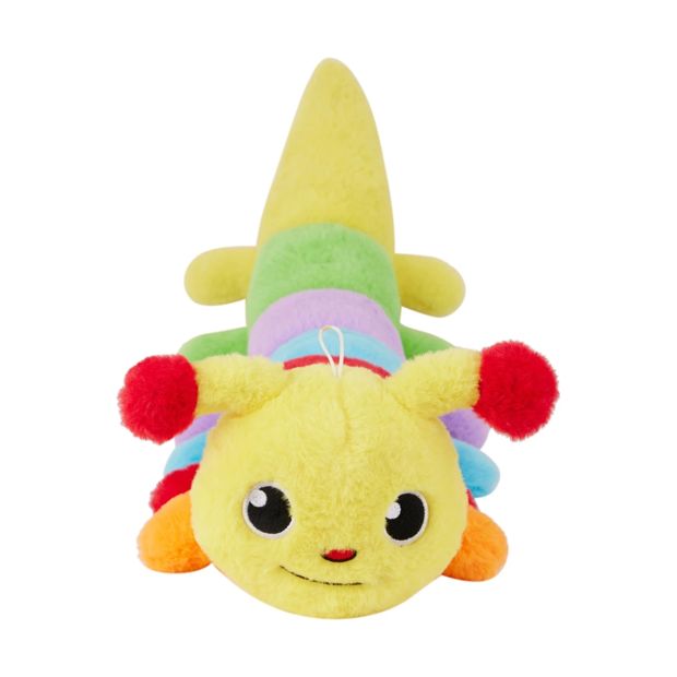 Pet Toy Plush Multi Squeaker Caterpillar - Anko