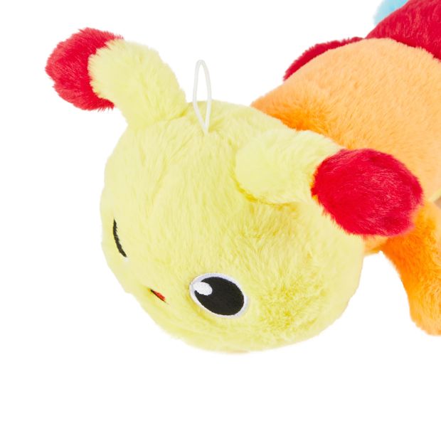 Pet Toy Plush Multi Squeaker Caterpillar - Anko