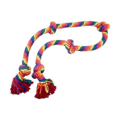 Pet Toy Mega Knotted Rope Rainbow - Anko