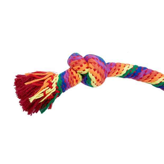 Pet Toy Mega Knotted Rope Rainbow - Anko