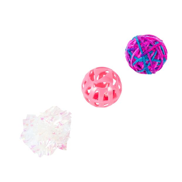 12 Pack Cat Toy Balls - Anko