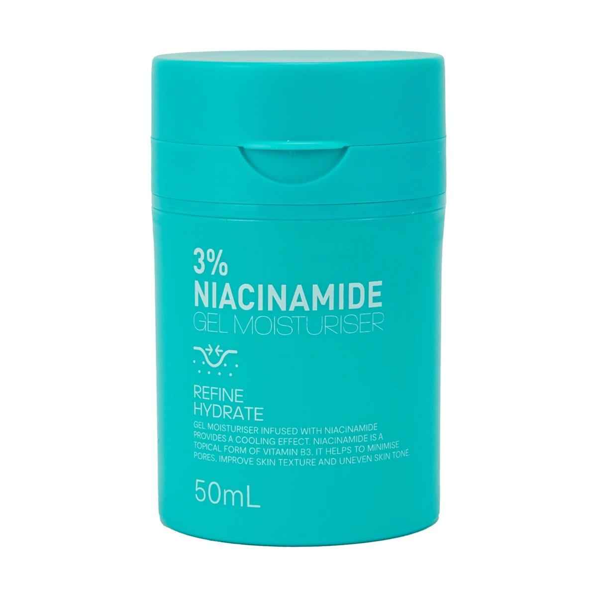 Refine & Hydrate Gel Moisturiser 50ml - 3% Niacinamide