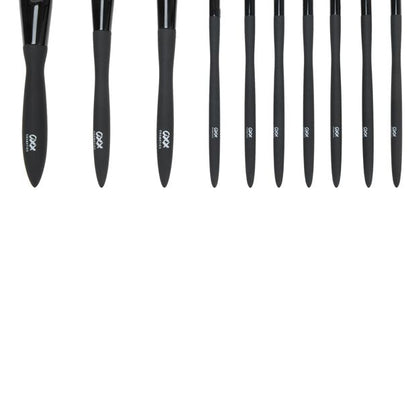 10 Piece Ultimate Makeup Brush Set - OXX Cosmetics