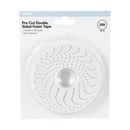 Double Sided Adhesive Foam Tabs, 288 Piece - Anko