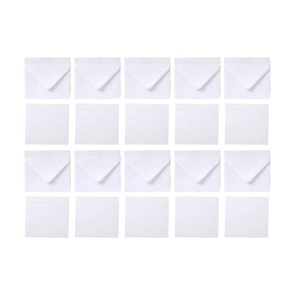 Cards and Envelopes, 50 Pack, White - Anko