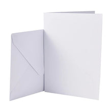 Cards and Envelopes, 50 Pack, White - Anko