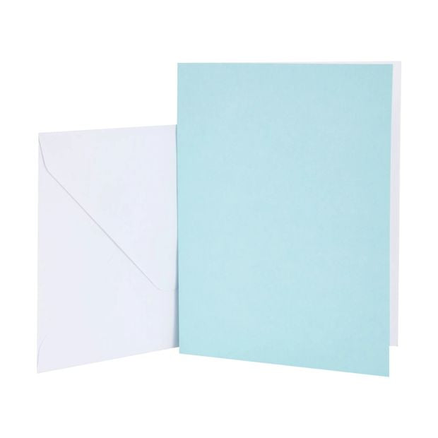 Cards and Envelopes, 50 Pack, Pastel - Anko