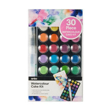 30 Piece Watercolour Cake Kit - Anko