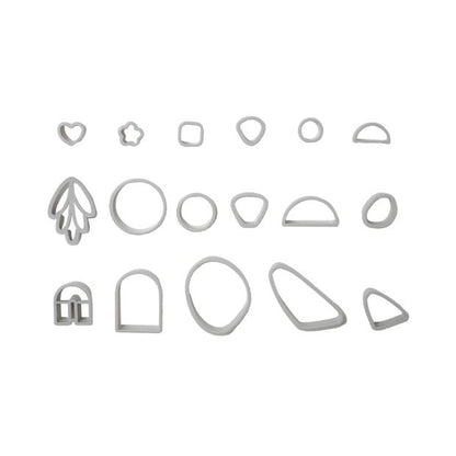 17 Piece Clay Cutters - Anko