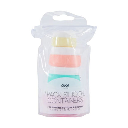 4 Pack Silicone Containers - OXX Travel