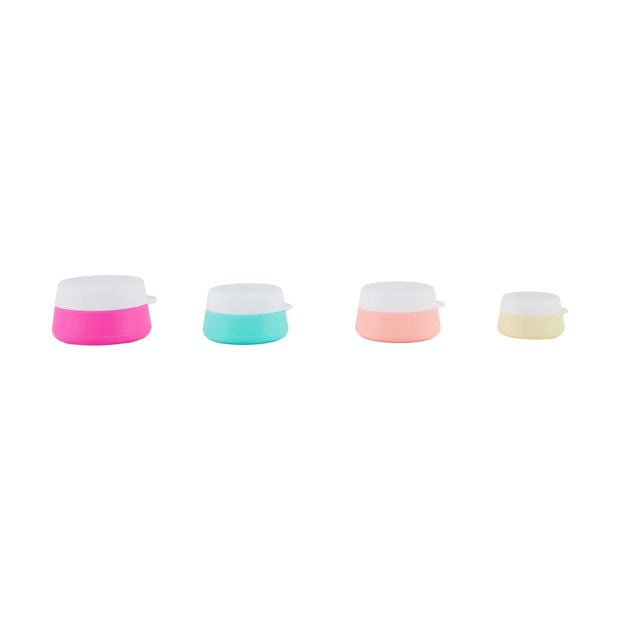 4 Pack Silicone Containers - OXX Travel