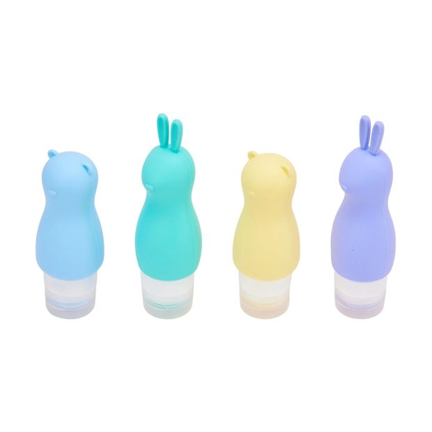 4 Pack Silicone Bottles - OXX Travel
