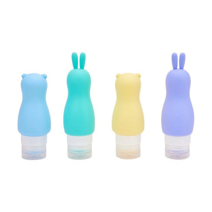 4 Pack Silicone Bottles - OXX Travel