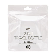2 Pack 2-in-1 Travel Bottles - OXX Travel