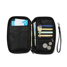 RFID Blocking Travel Wallet - Black