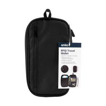 RFID Blocking Travel Wallet - Black