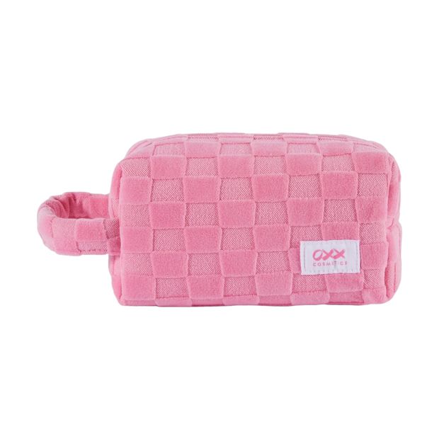 Makeup Bag, Small, Pink - OXX Cosmetics