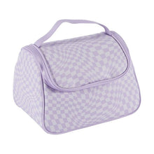 Makeup Bag, Large, Wave Check - OXX Cosmetics
