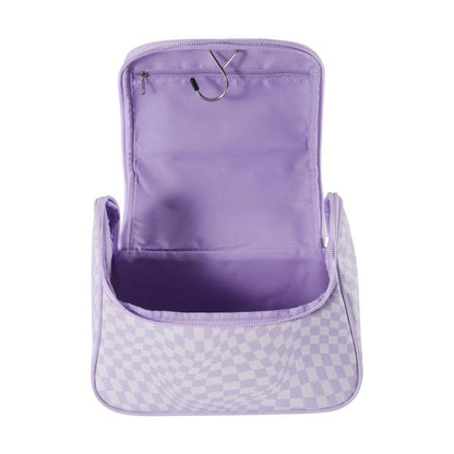 Makeup Bag, Large, Wave Check - OXX Cosmetics