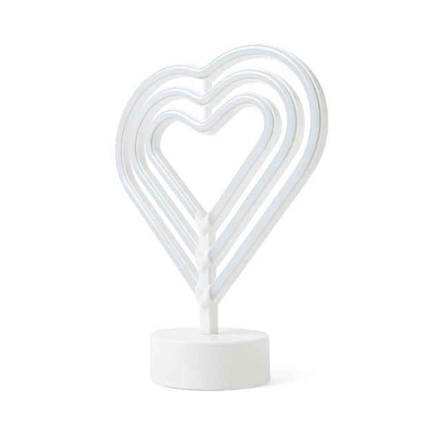 LED Heart Desk Lamp - Anko