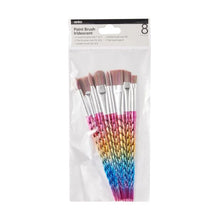 Paint Brush Set, Iridescent 8 Pack - Anko
