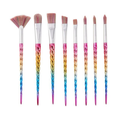 Paint Brush Set, Iridescent 8 Pack - Anko