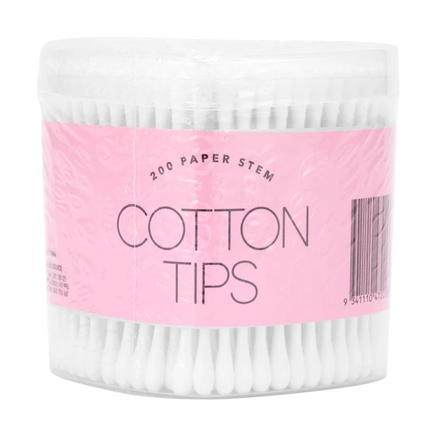 200 Piece Paper Stem Cotton Tips