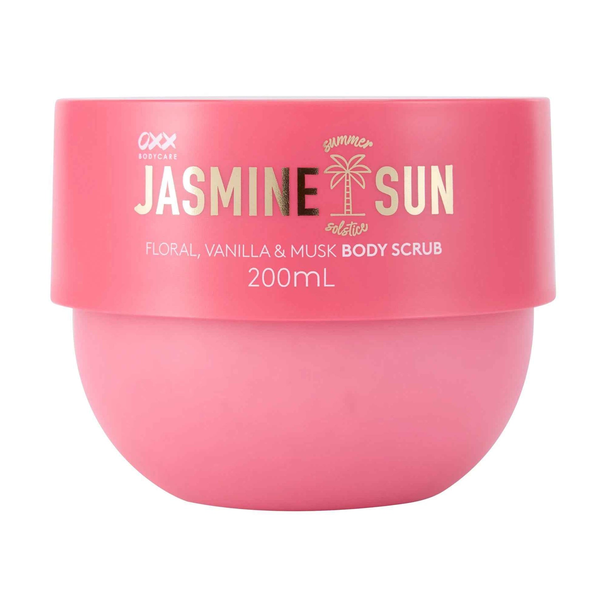 OXX Bodycare Jasmine Sun Summer Solstice Body Scrub 200ml - Floral, Vanilla and Musk