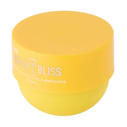 Beach Bliss Summer Solstice Body Scrub 200ml, Caramel, Almond and Vanilla Scent - OXX Bodycare