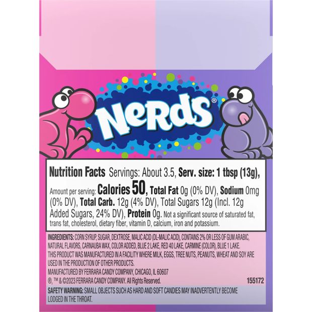 Nerds Grape & Strawberry Candy - 46g