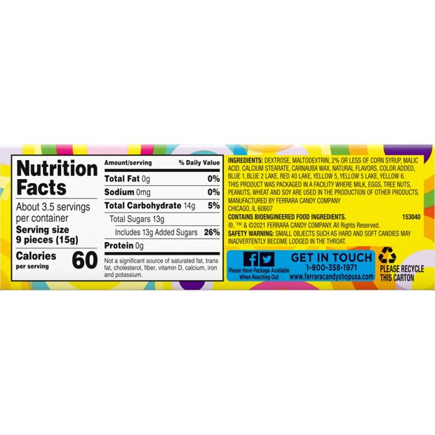 Everlasting Gobstopper Candy - 50.2g