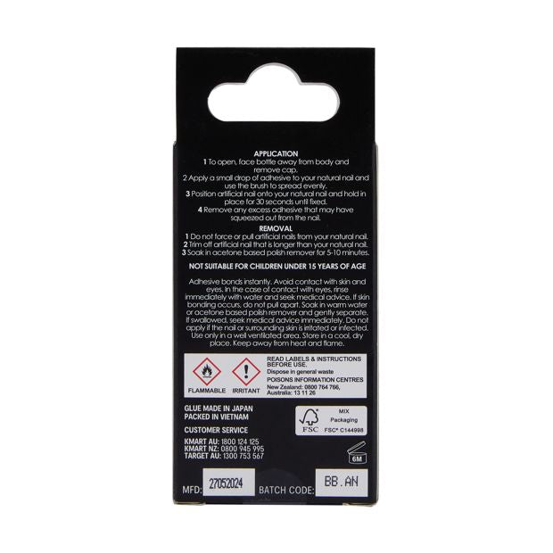 Brush On Nail Glue - OXX Cosmetics