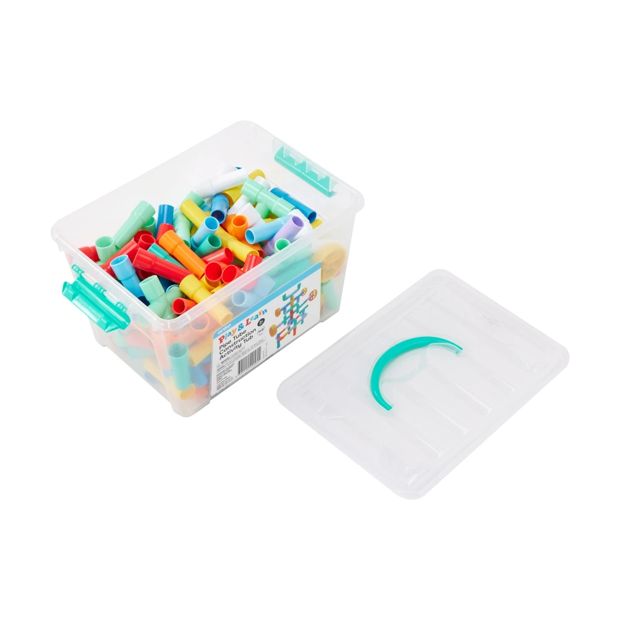 168 Piece Play and Learn Pipe Tube Construction Activity Tub - Anko