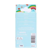 24 Pack Kids Pre-Glued Stick-On Nails, Blue and Lilac Glazed Ombre - OXX Junior
