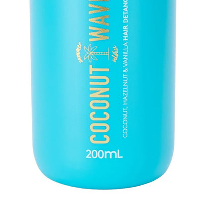 Coconut Waves Summer Solstice Hair Detangler 200ml, Coconut, Hazelnut and Vanilla Scent - OXX Bodycare