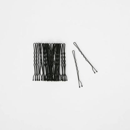 30 Pack Bobby Pins, Black, Long - OXX Haircare