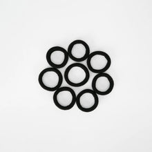 8 Pack Ponytailers, Black, Extra Large Thick - OXX Haircare