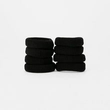 8 Pack Ponytailers, Black, Extra Large Thick - OXX Haircare