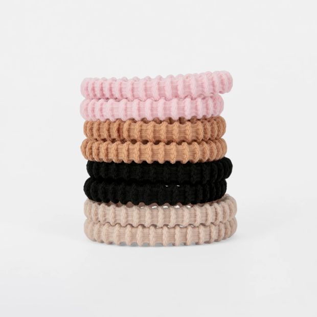 8 Pack Strong Grip Elastics - OXX Haircare